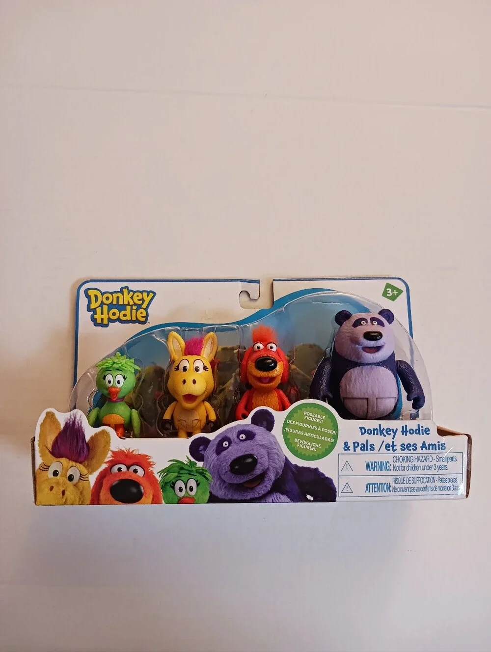 Donkey Hodie 3in Figure Pack , Bob Dog + Fred 